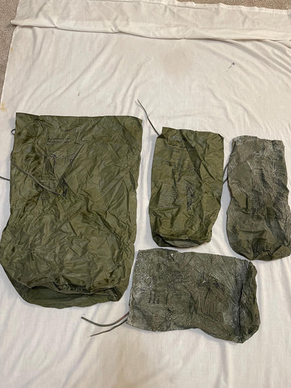 US Vietnam Alice Pack Rucksack Medium dated 1974 W/ Manual & 4 Waterproof bags New old stock