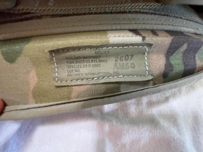 Genuine US military multicam/ocp mollee II Rucksack /FILBE Complete with Frame, shoulder straps and 2 sustainment Pouches.