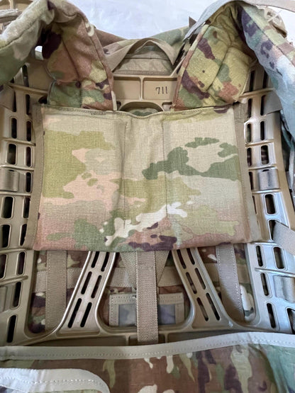 Genuine US military multicam/ocp mollee II Rucksack /FILBE Complete with Frame, shoulder straps and 2 sustainment Pouches.