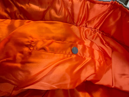USAF style US made MA 1 Silver to orange reversible Iconic Vintage Jacket made by Greenbrier Manufacturer Tennessee.Jacke