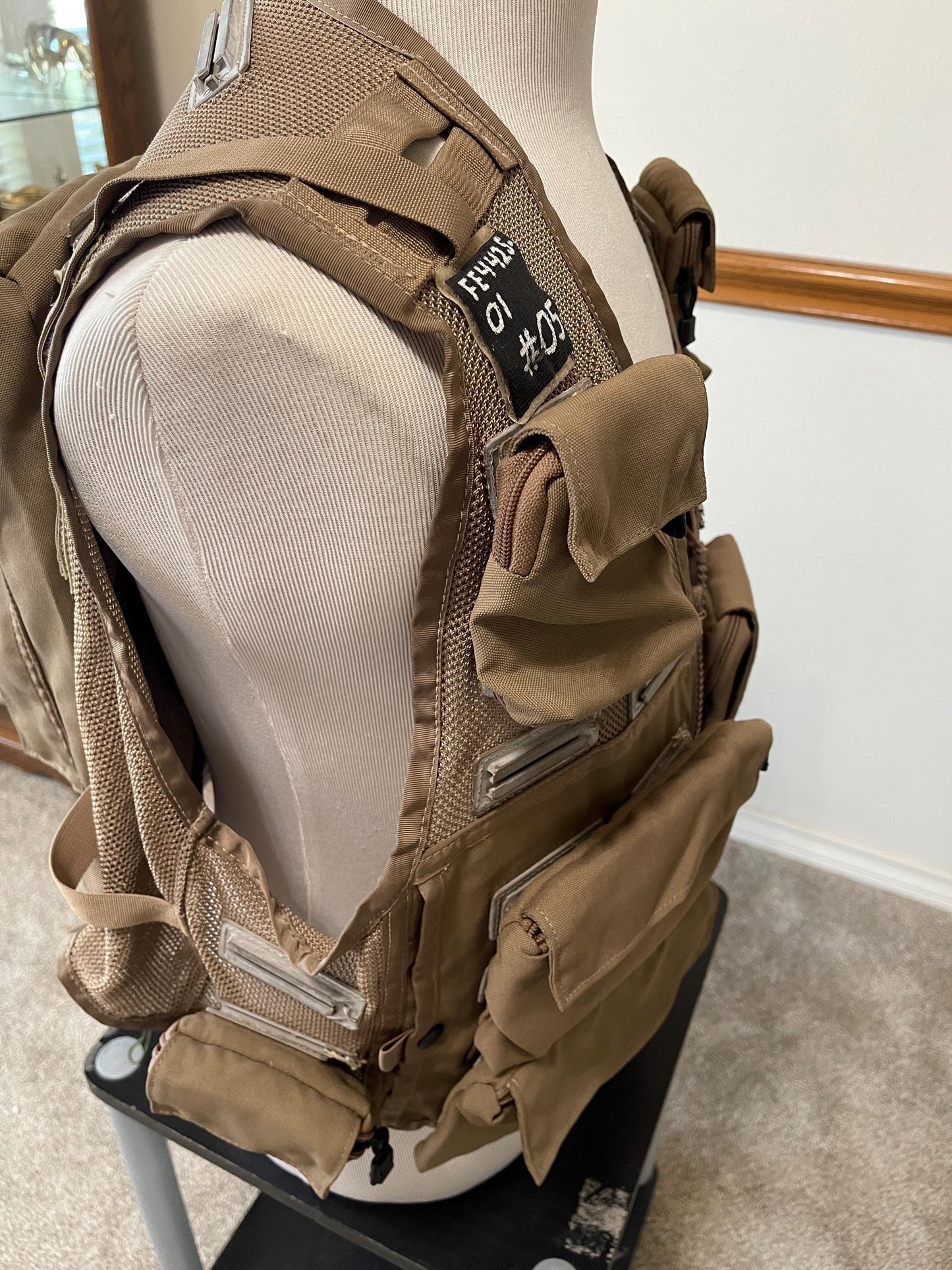 US Air Force Combat Pilot Survival vest by Snap track Air Ace complete with all pouches.