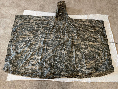 Genuine US military ACU digital Rain Poncho New