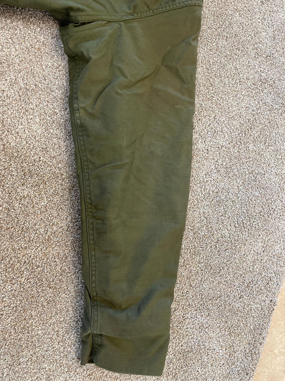 Genuine US Navy Vintage Cold weather permeable Deck Jacket Small .
