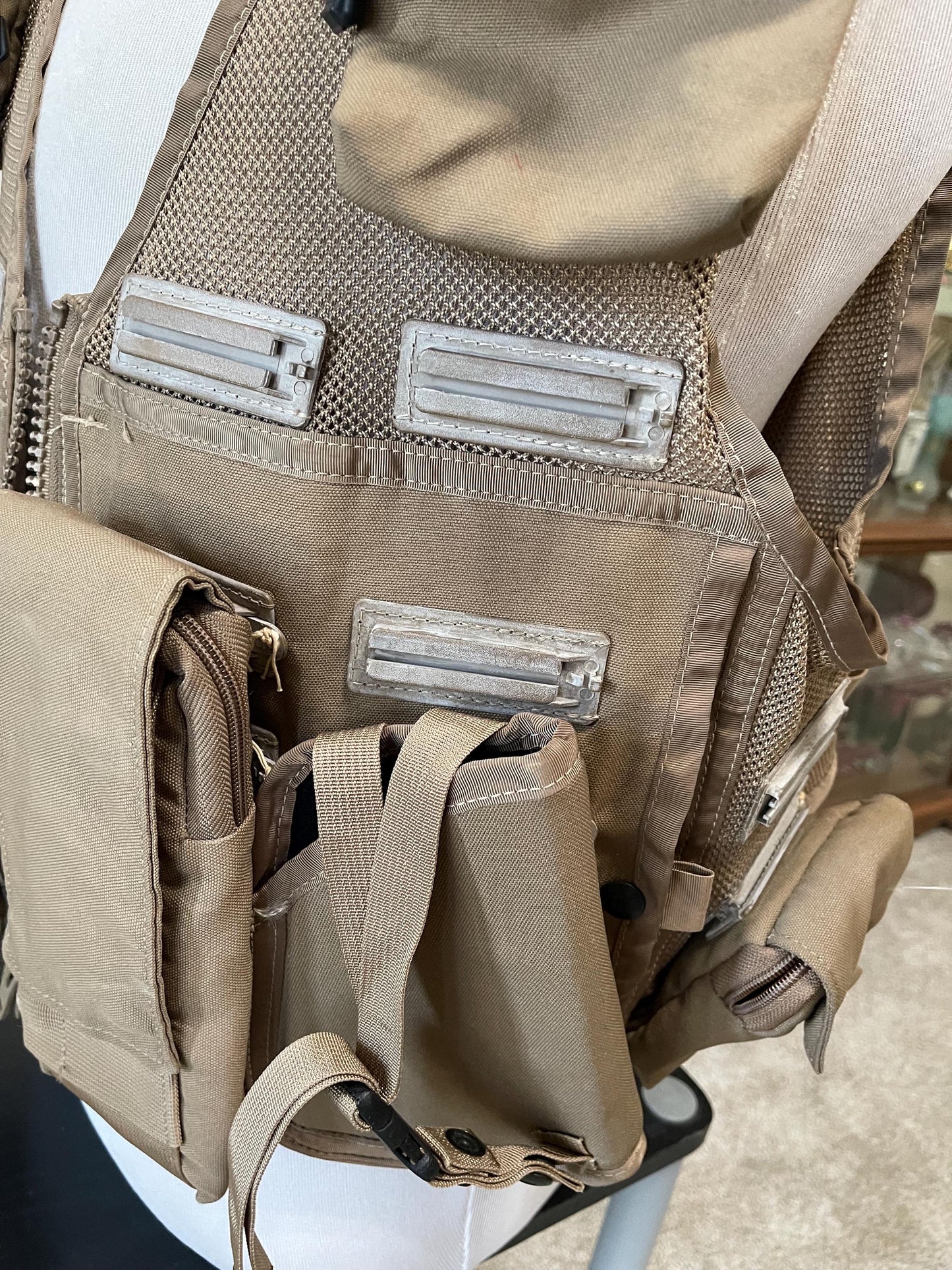 US Air Force Combat Pilot Survival vest by Snap track Air Ace complete with all pouches.