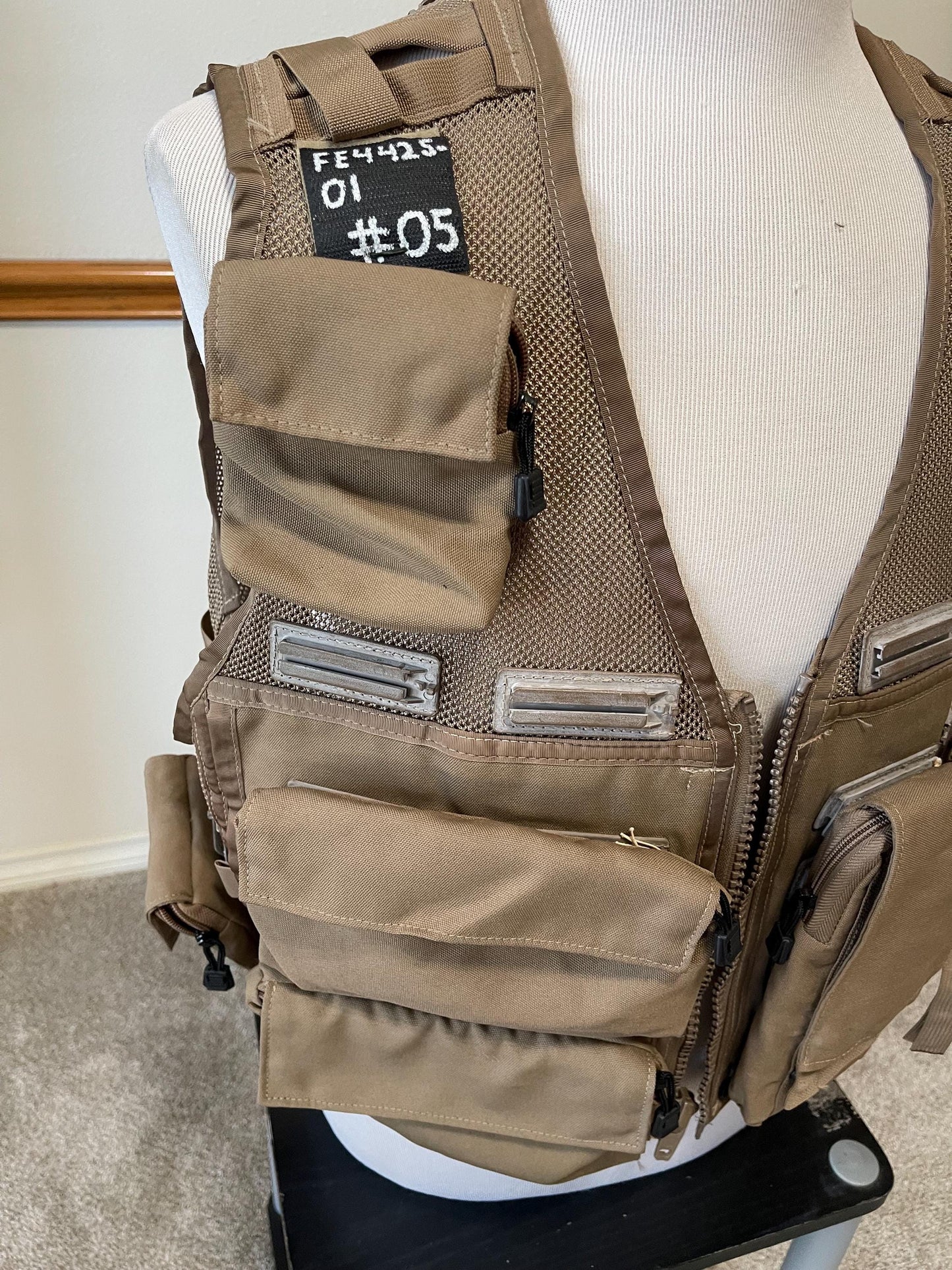 US Air Force Combat Pilot Survival vest by Snap track Air Ace complete with all pouches.