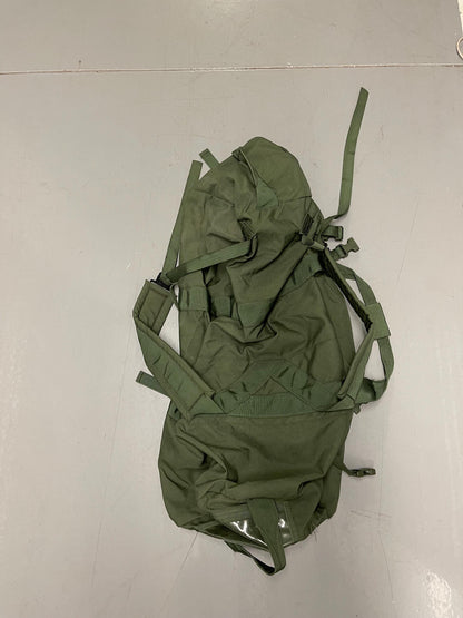 Genuine US Military OD green Improved duffle bag with backpack shoulder straps.