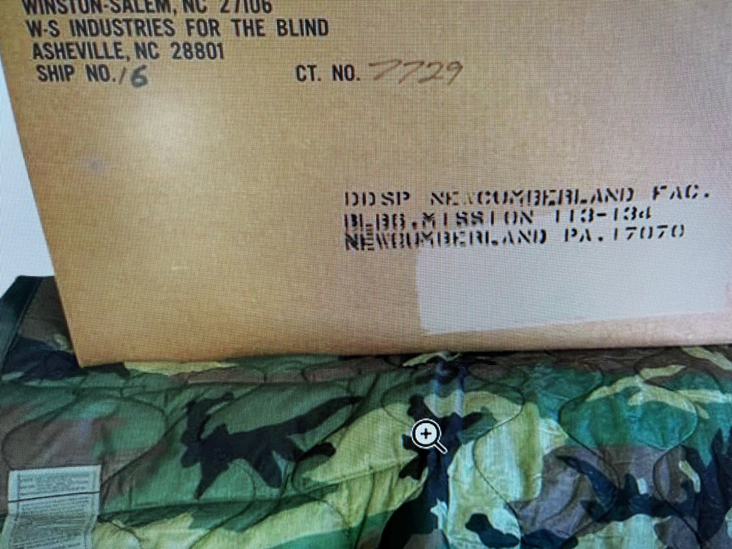 USGI Authentic Poncho Liner/Woobie Woodland Camo US MIL Issue New