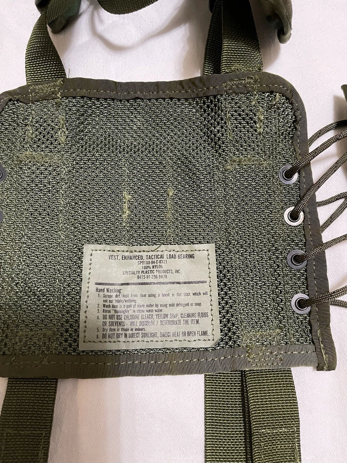 USGI Military Enhanced Tactical Load Bearing Vest Woodland 8415-01-296-8878 - Image 11