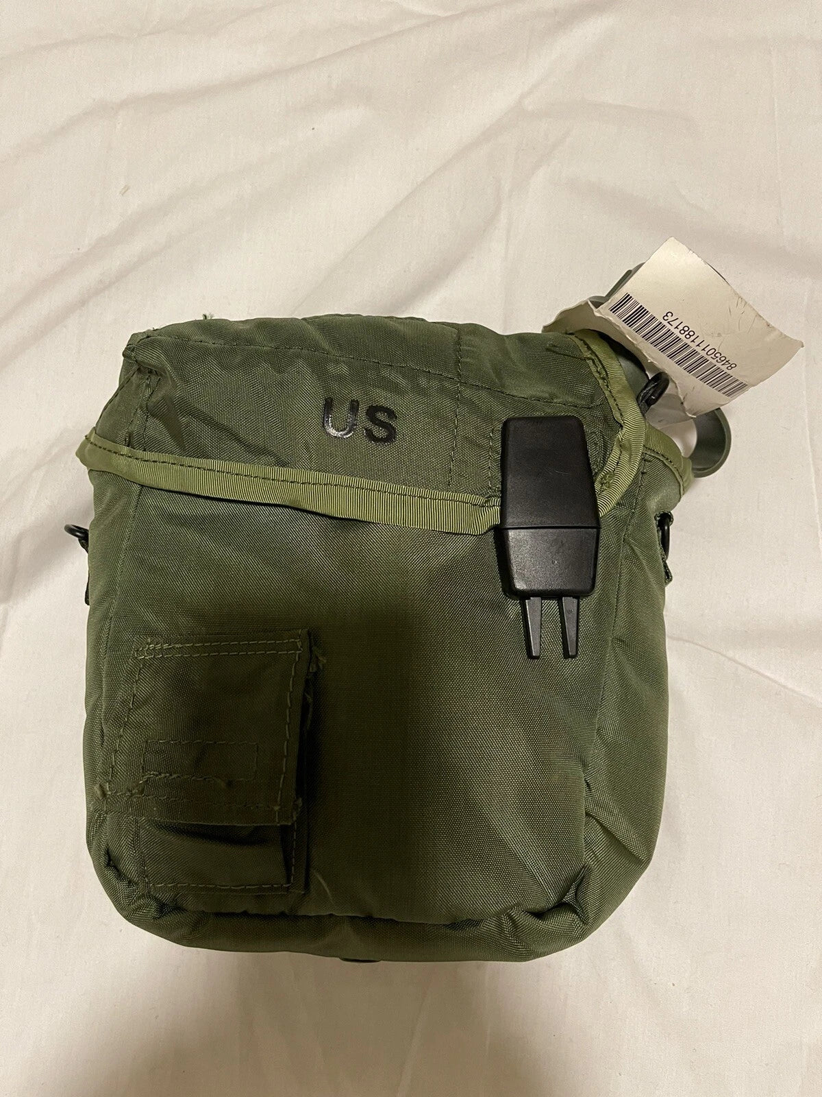 New-US GI O.D.Green 2 Qt Canteen with Carrier/Cover and Shoulder Strap,Un-Issued - Image 10