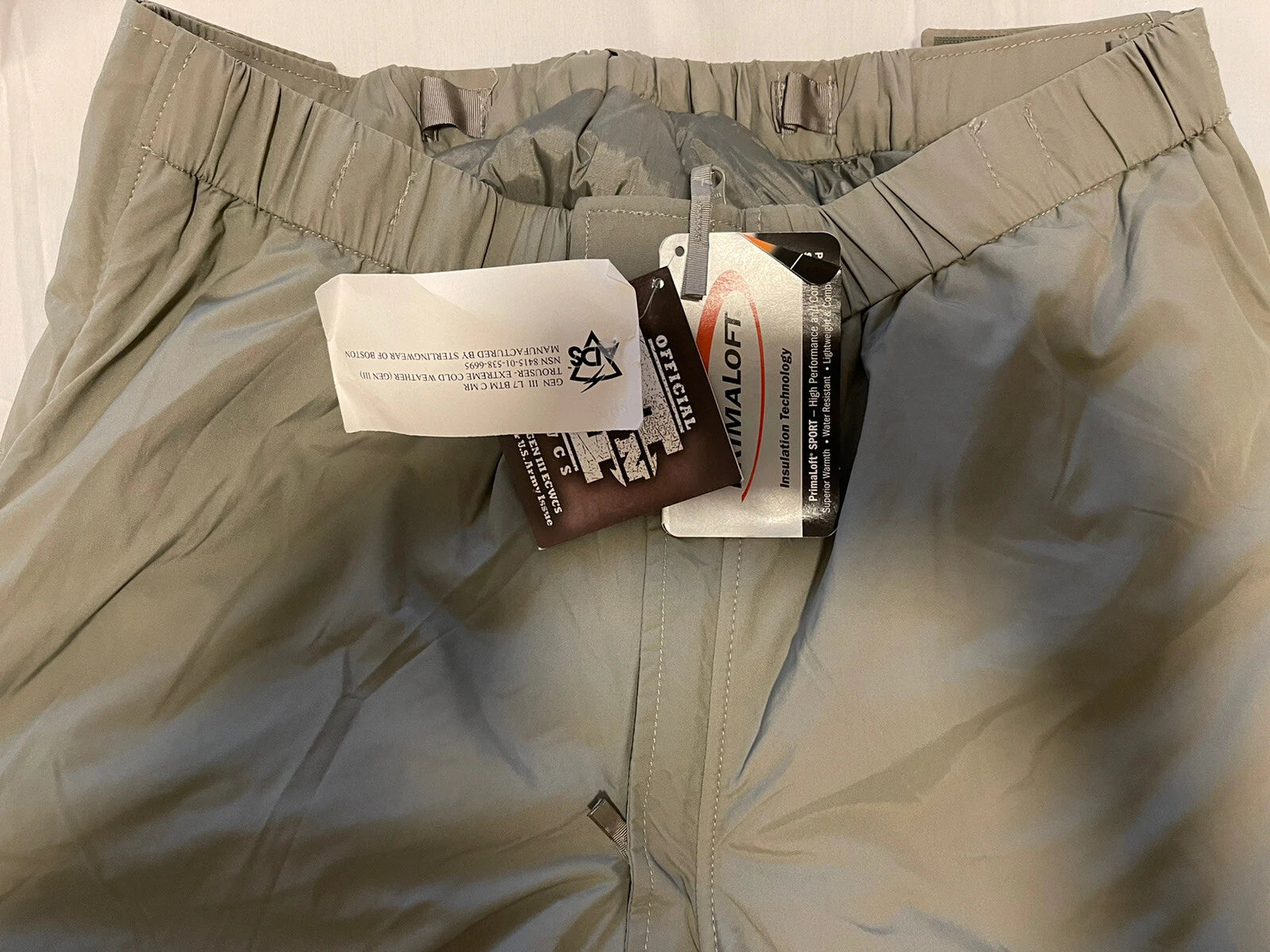 USGI Military Army Gen III L7 Primaloft TROUSER ECWCS - Image 2