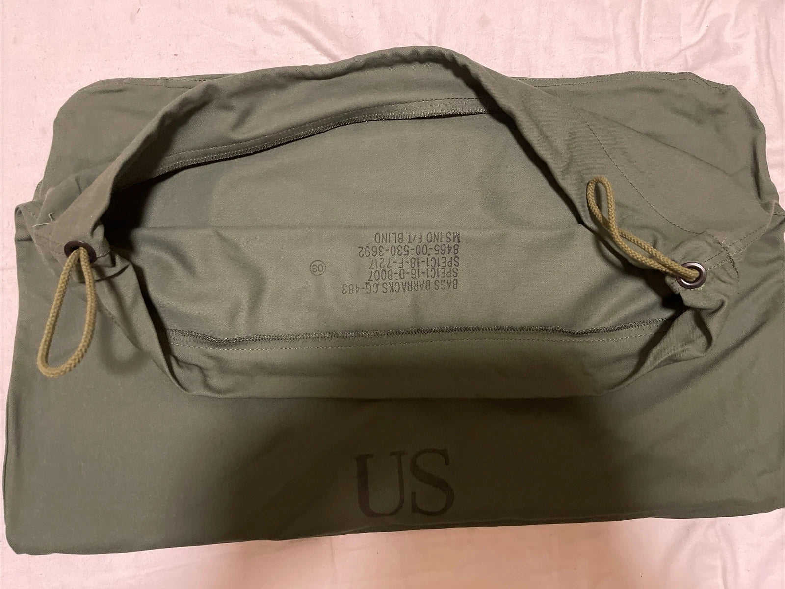 NEW USGI MILITARY CAMPING COT  SLEEPING BED OD W/Mosquito net &Poles. - Image 17