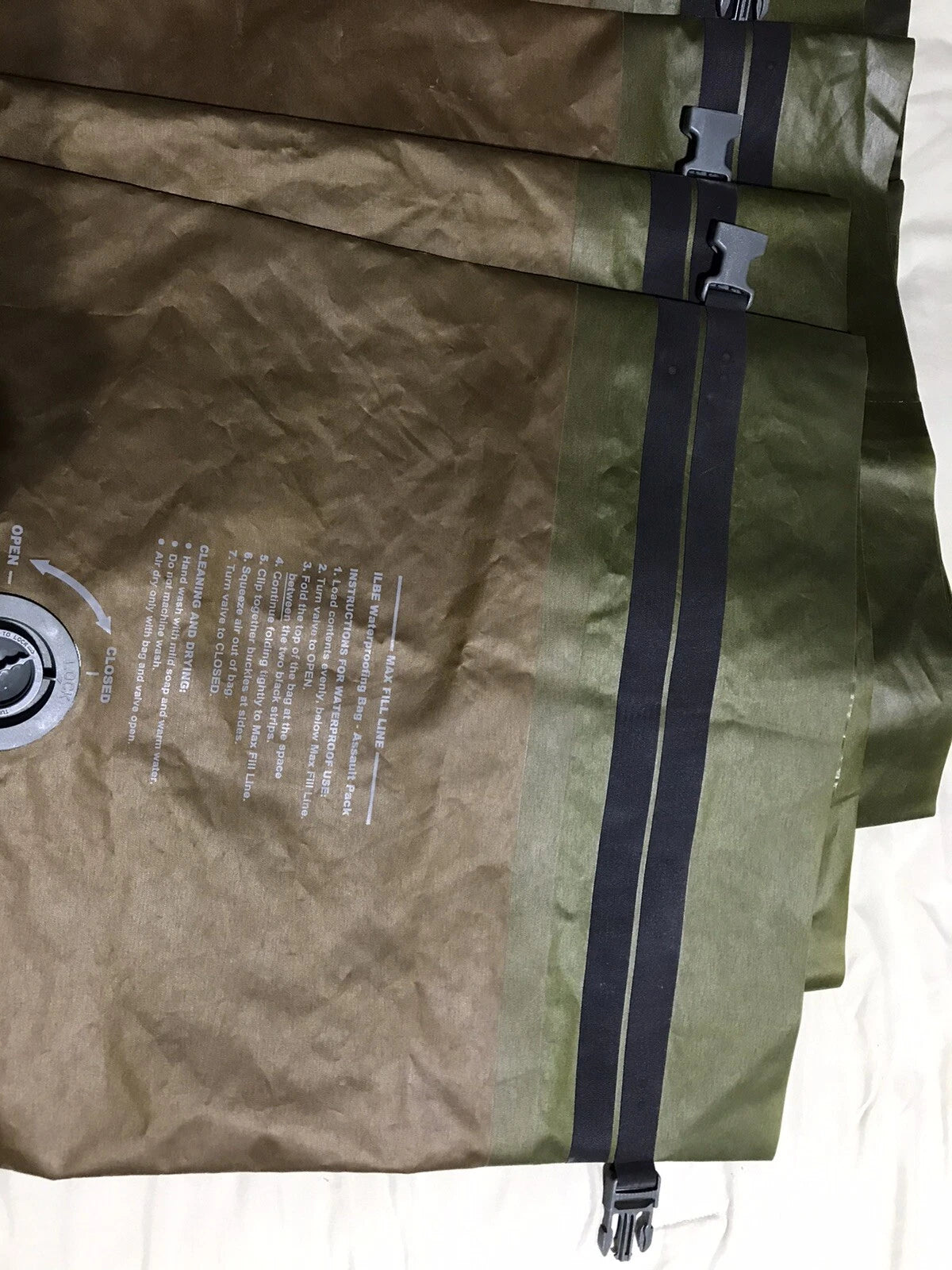  USMC 56L WATERPROOF DRY BAG COMPRESSION LIGHT WEIGHT BACK PACKING CAMP HUNTING - Image 12