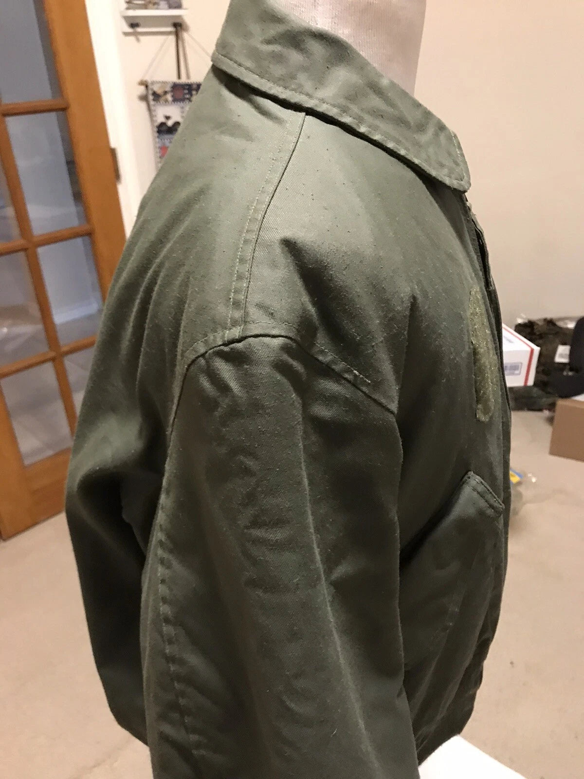 GENUINE US MILITARY ARMY /USAF 45P NOMEX FLYERS JACKET SAGE XL Dull Finish. - Image 10