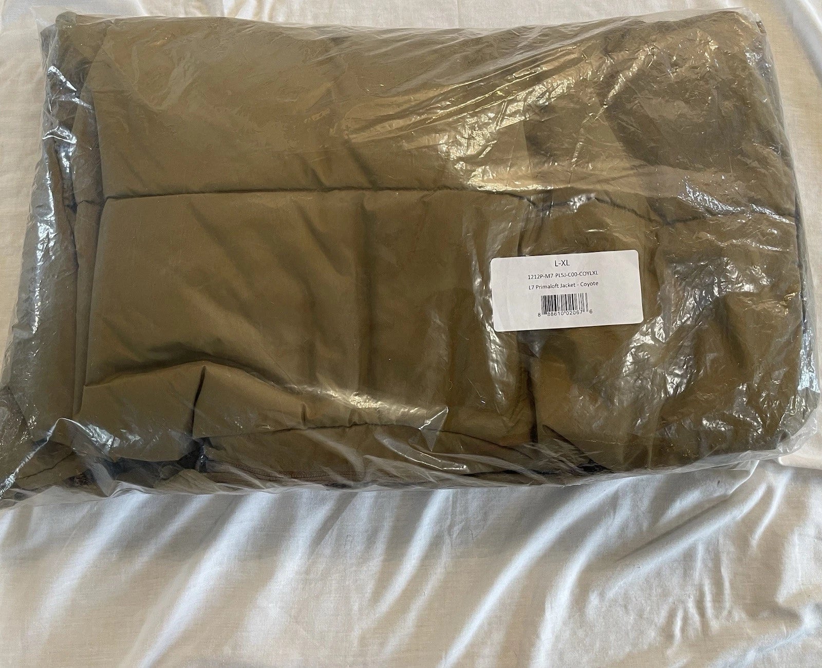 Beyond Coyote Brown PCU Level 7 Cold Weather Jacket Primaloft XL Long. - Image 12