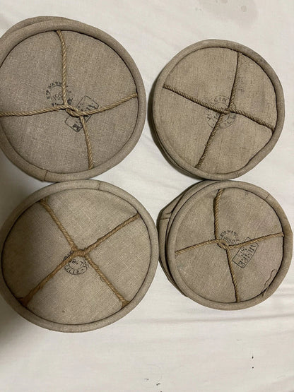 Genuine Vintage French Military Bag Tote Water Bucket Canvas Material - Image 2