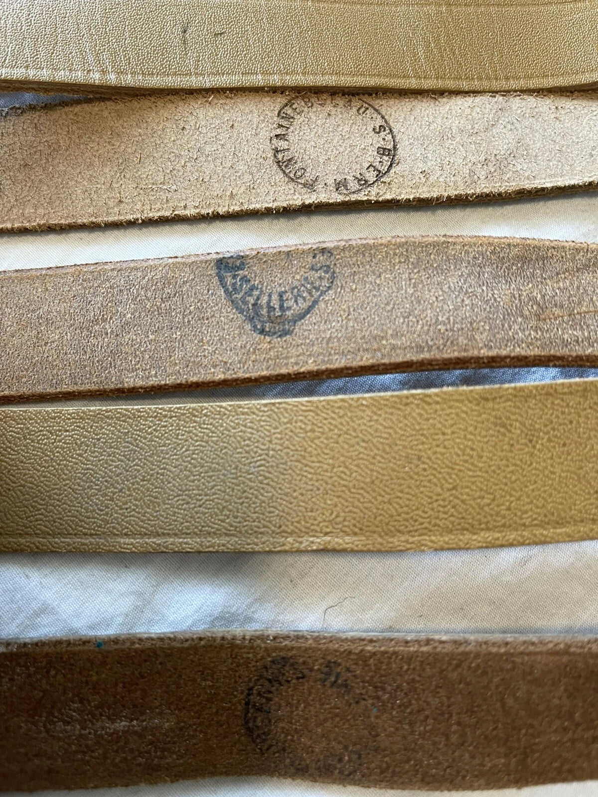 FRENCH MILITARY MAT BROWN LEATHER RIFLE SLING ARMY MAS RIFLE 49 & 49/54 GENUINE - Image 3