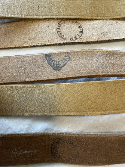 FRENCH MILITARY MAT BROWN LEATHER RIFLE SLING ARMY MAS RIFLE 49 & 49/54 GENUINE - Image 3