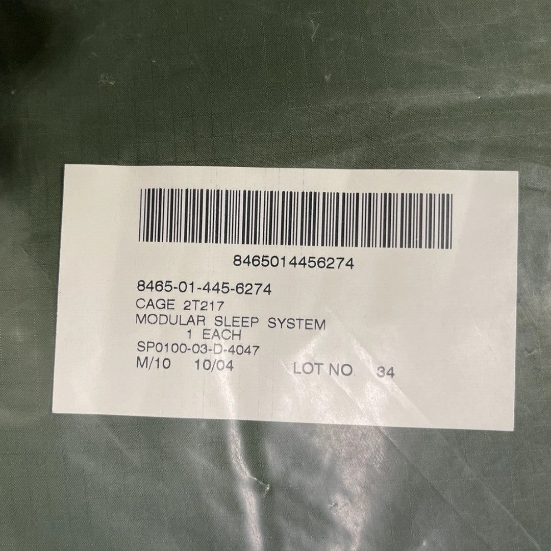 Genuine US Military 4 Pcs. Woodland Gortex Sleep System MSS Complete