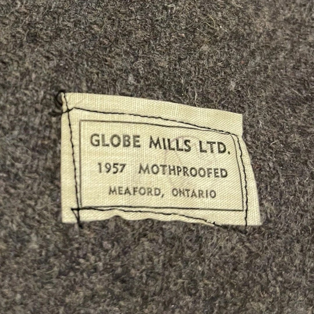 Vintage Canadian Civil Defense Wool Blanket (1950s–1960s)