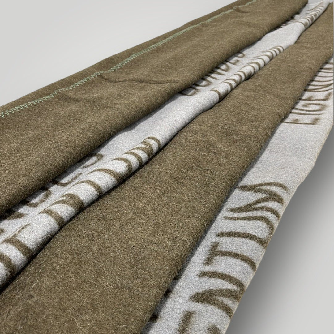 Genuine West German Army “Bundes-Eigentum” Wool Blanket – True