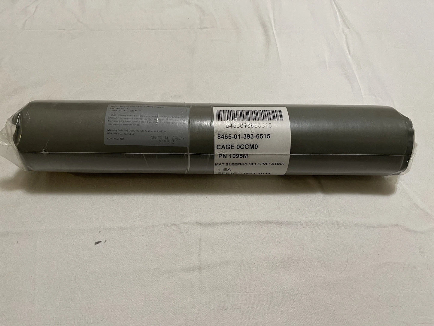 US Army Therm-A-Rest Self-Inflating Sleeping BAG/Mat/Pad-8465-01-393-6515 - New. - Image 2