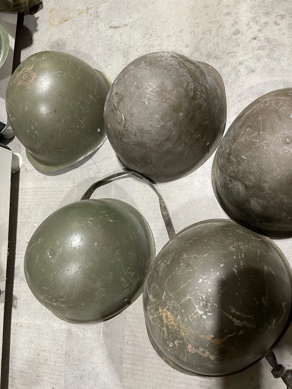 GENUINE POLISH MILITARY ARMY HELMET COMPLETE WITH ALL ORIGINAL PARTS USED IN EX - Image 3
