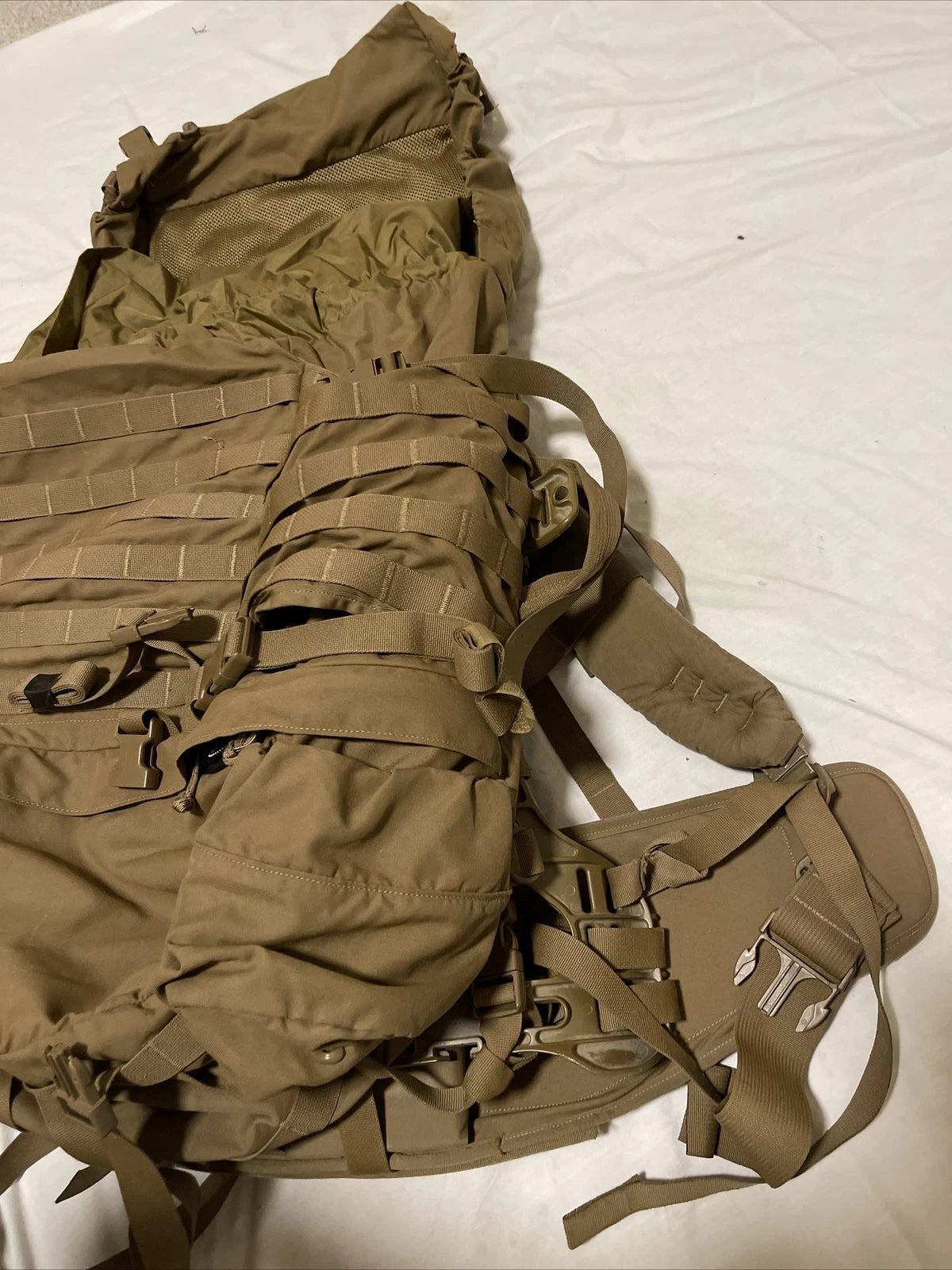 GENUINE USGI USMC FILBE RUCK SACK COMPLETE SYSTEM COYOTE BROWN FIELD PACK - Image 8