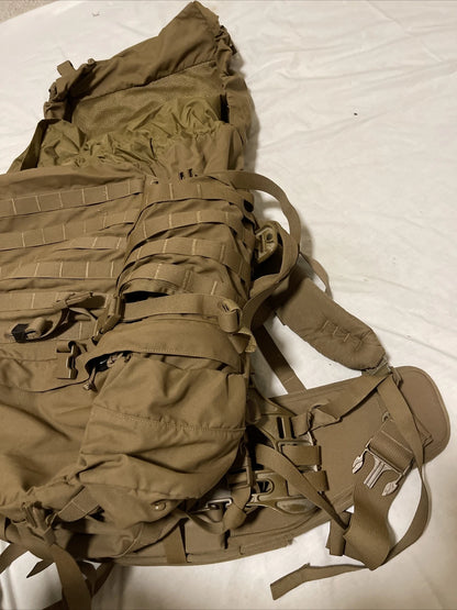 GENUINE USGI USMC FILBE RUCK SACK COMPLETE SYSTEM COYOTE BROWN FIELD PACK - Image 8