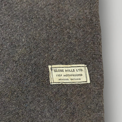 Vintage Canadian Civil Defense Wool Blanket (1950s–1960s)