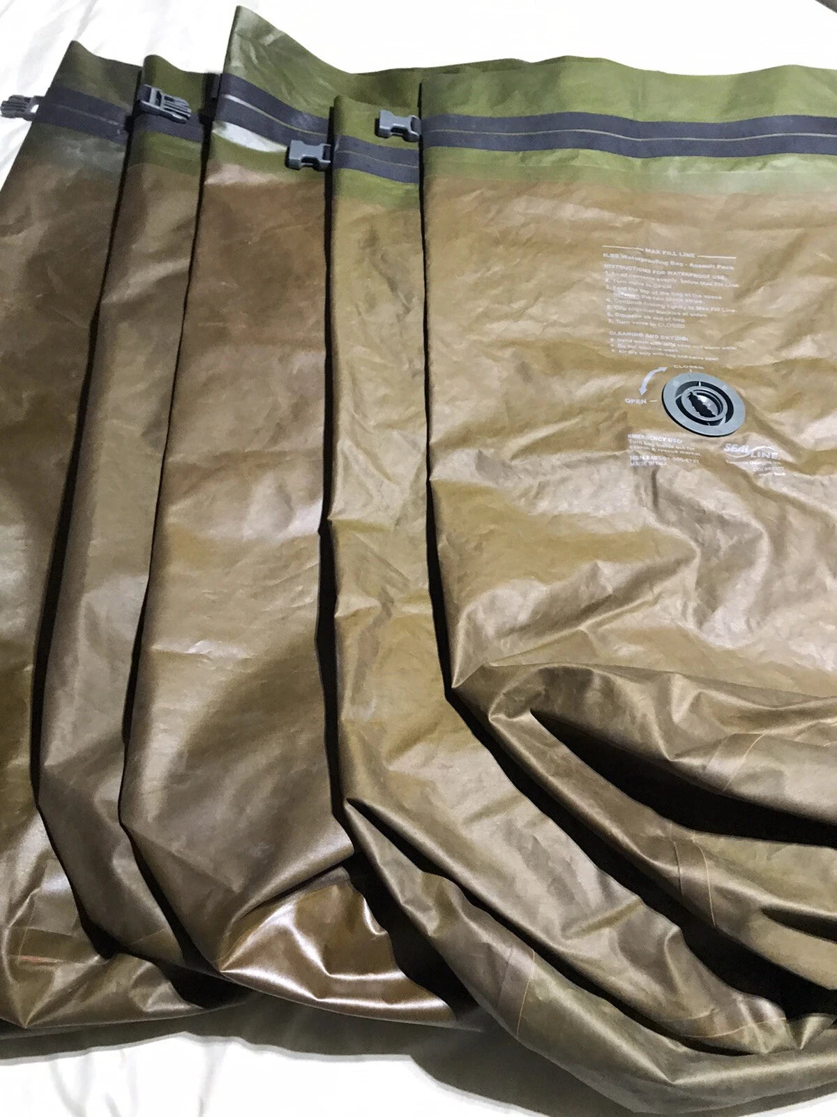 USMC 56L WATERPROOF DRY BAG COMPRESSION LIGHT WEIGHT BACK PACKING CAMP HUNTING - Image 3