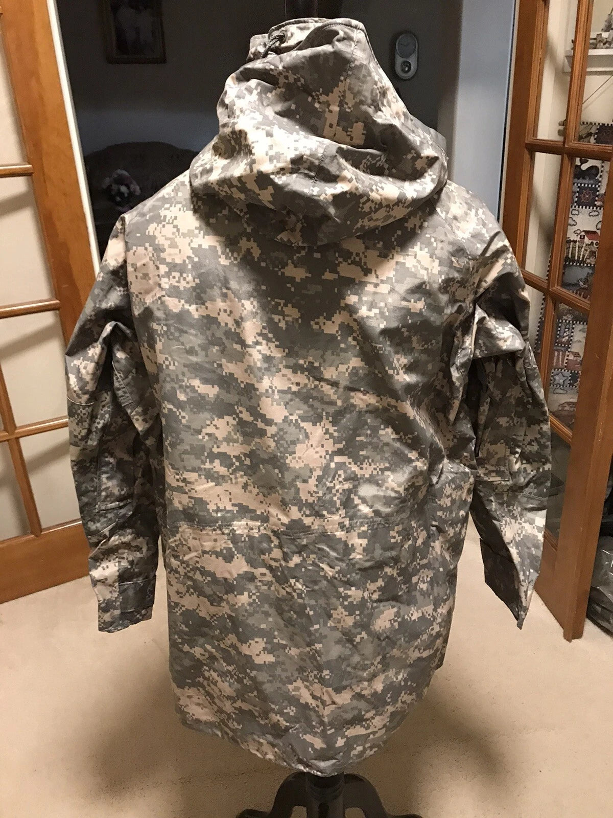 GENUINE US GI MILITARY ACU DIGITAL YNIVERSAL CAMO GORTEX PARKA JACKET ECWCS MR - Image 2