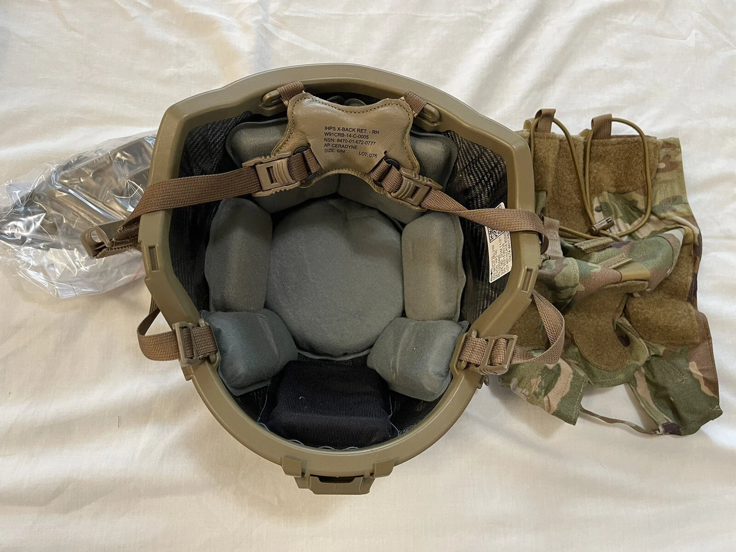 NEW CERADYNE IHPS Ballistic Protection Sys HelmetComplete AVON USMC Made IN USA. - Image 4