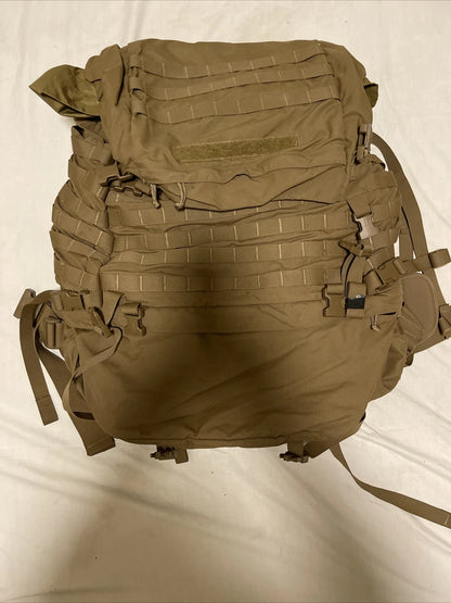GENUINE USGI USMC FILBE RUCK SACK COMPLETE SYSTEM COYOTE BROWN FIELD PACK - Image 1