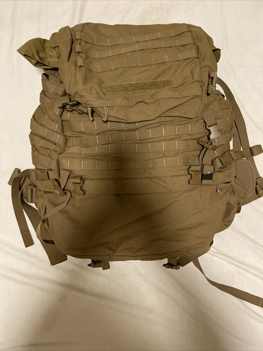GENUINE USGI USMC FILBE RUCK SACK COMPLETE SYSTEM COYOTE BROWN FIELD PACK - Image 1