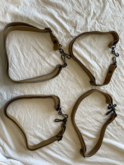 FRENCH MILITARY MAT BROWN LEATHER RIFLE SLING ARMY MAS RIFLE 49 & 49/54 GENUINE - Image 7