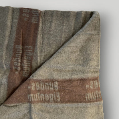 Genuine West German Army “Bundes-Eigentum” Wool Blanket