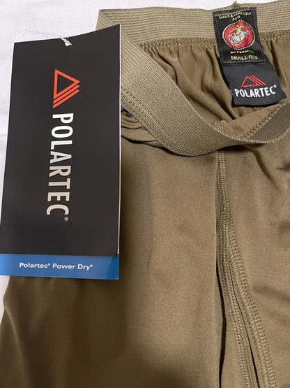 USMC Polartec Power Dry Silk Weight Coyote tan Cold weather Drawer Small. - Image 6