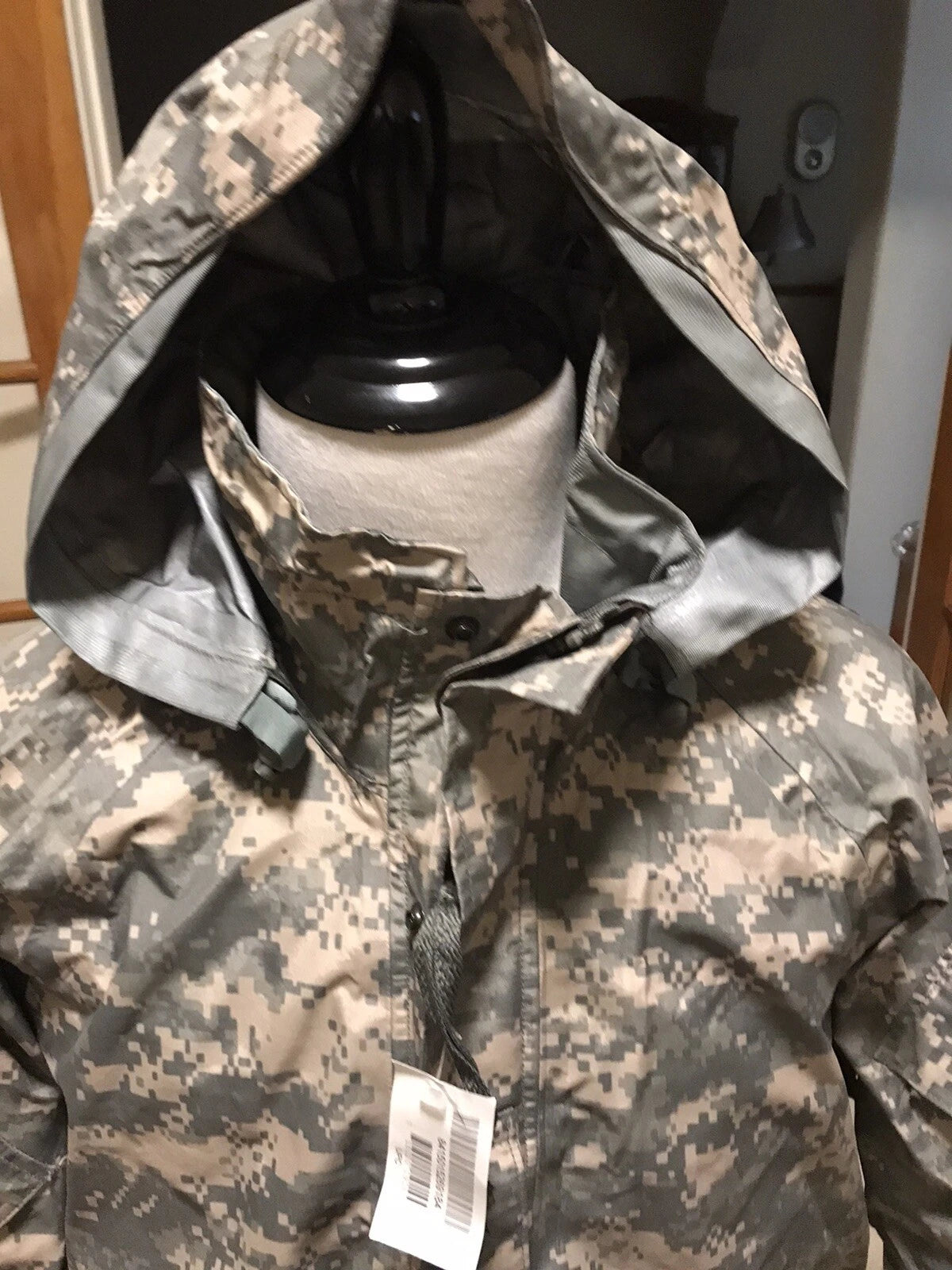 GENUINE US GI MILITARY ACU DIGITAL YNIVERSAL CAMO GORTEX PARKA JACKET ECWCS MR - Image 5