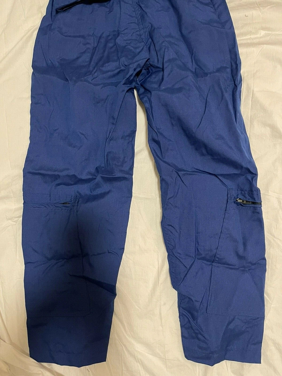 USAF Flyers Coverall ,Fire Resistant Aramid CWU-73P Blue size 32Short Youth Size - Image 7