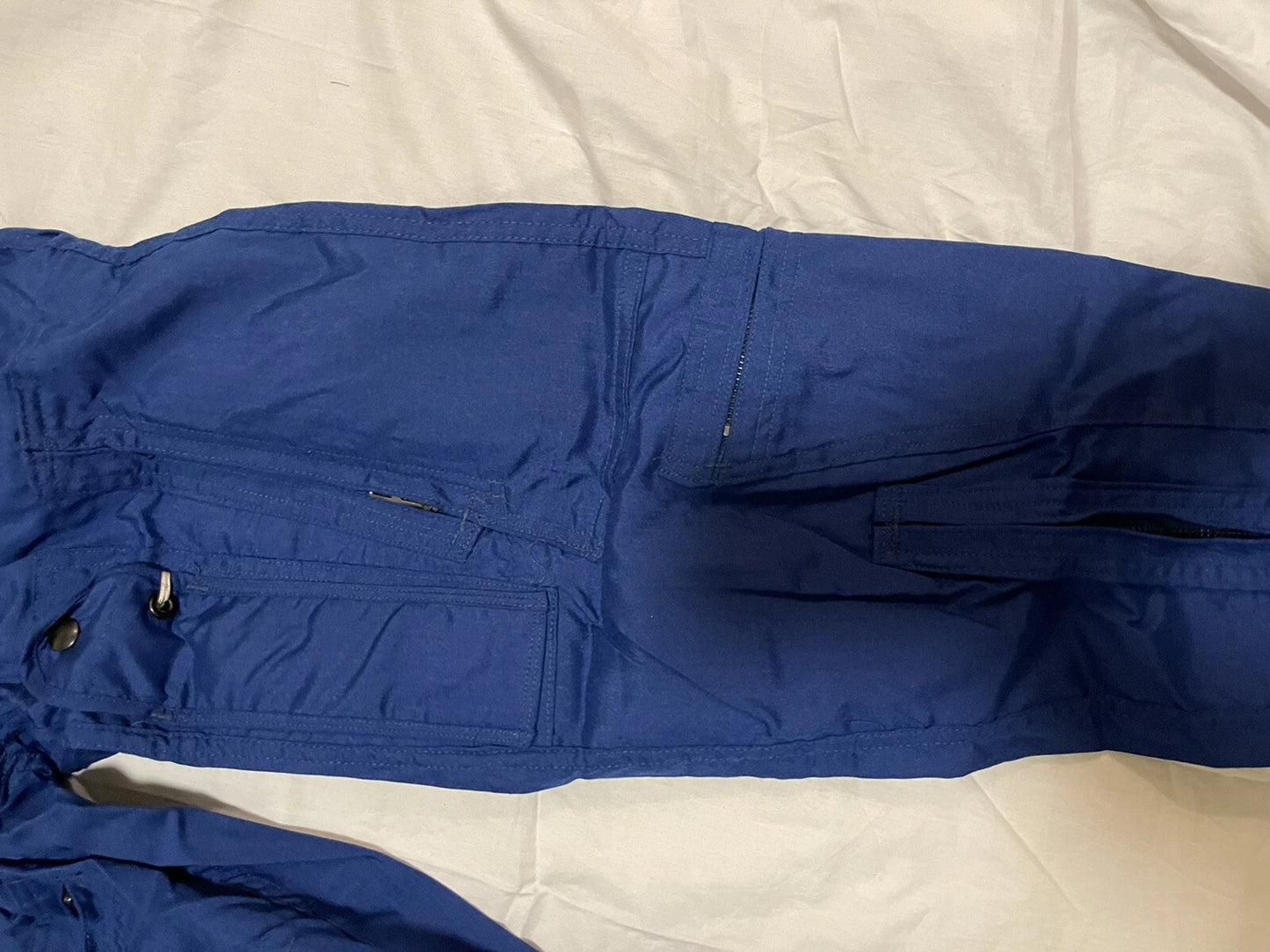 USAF Flyers Coverall ,Fire Resistant Aramid CWU-73P Blue size 32Short Youth Size - Image 9