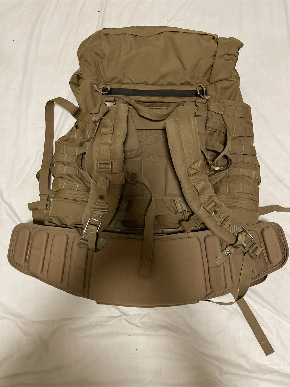 GENUINE USGI USMC FILBE RUCK SACK COMPLETE SYSTEM COYOTE BROWN FIELD PACK - Image 4