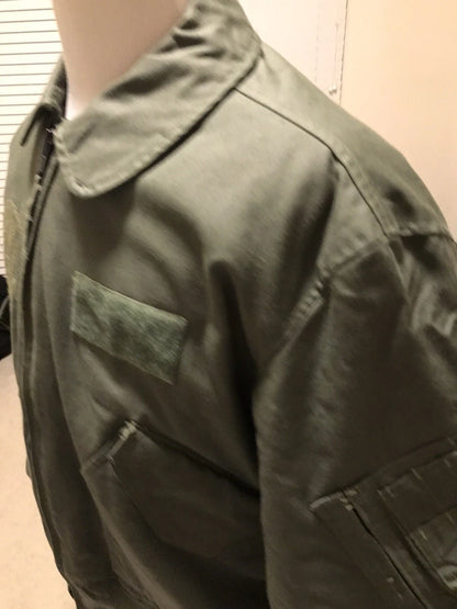 GENUINE US MILITARY ARMY /USAF 45P NOMEX FLYERS JACKET SAGE XL Dull Finish. - Image 8