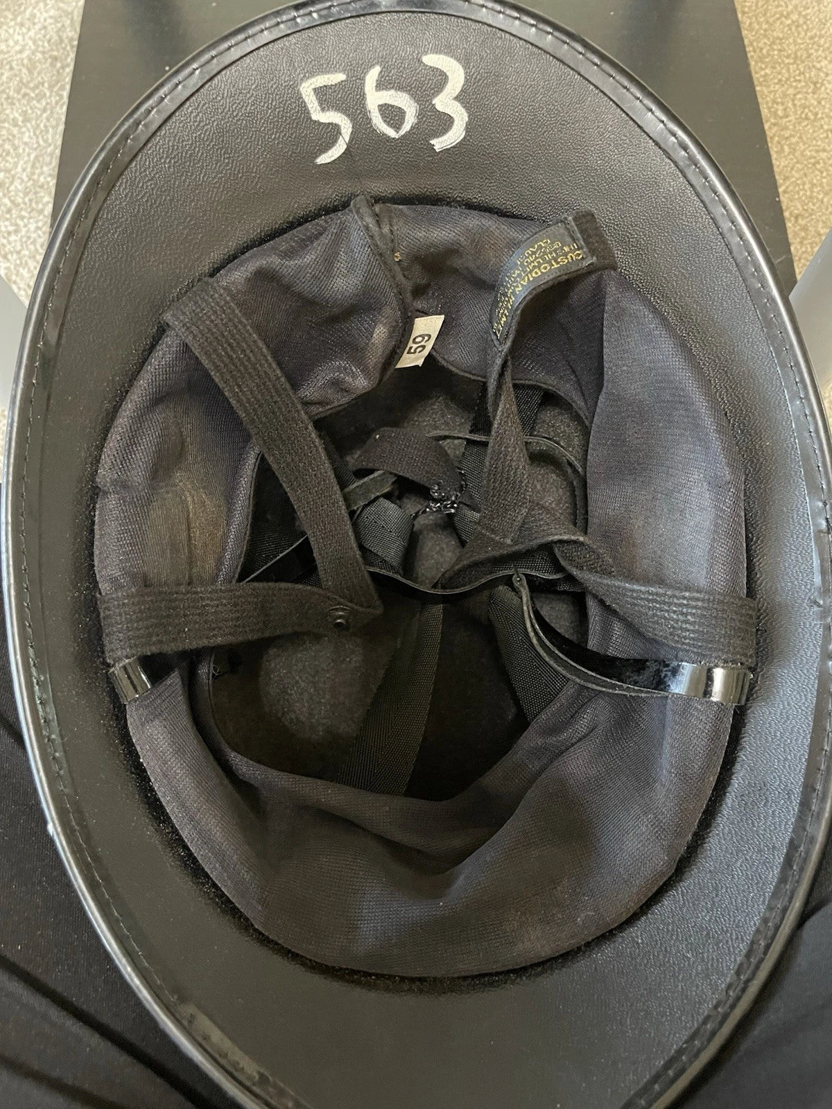 British Bobby  SUSSEX  Helmet Size 59 CM. Large , Mint. - Image 8