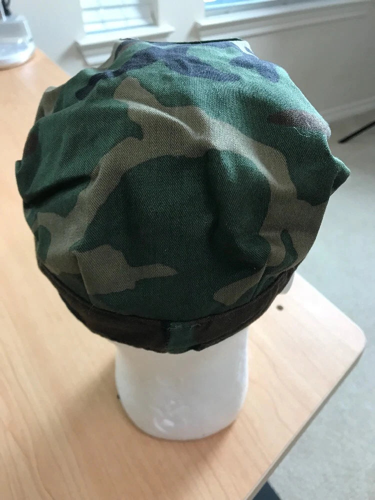 Genuine Vintage US GI USMC 8 Point Camoflauge Cap With Marine Logo Size Large - Image 2