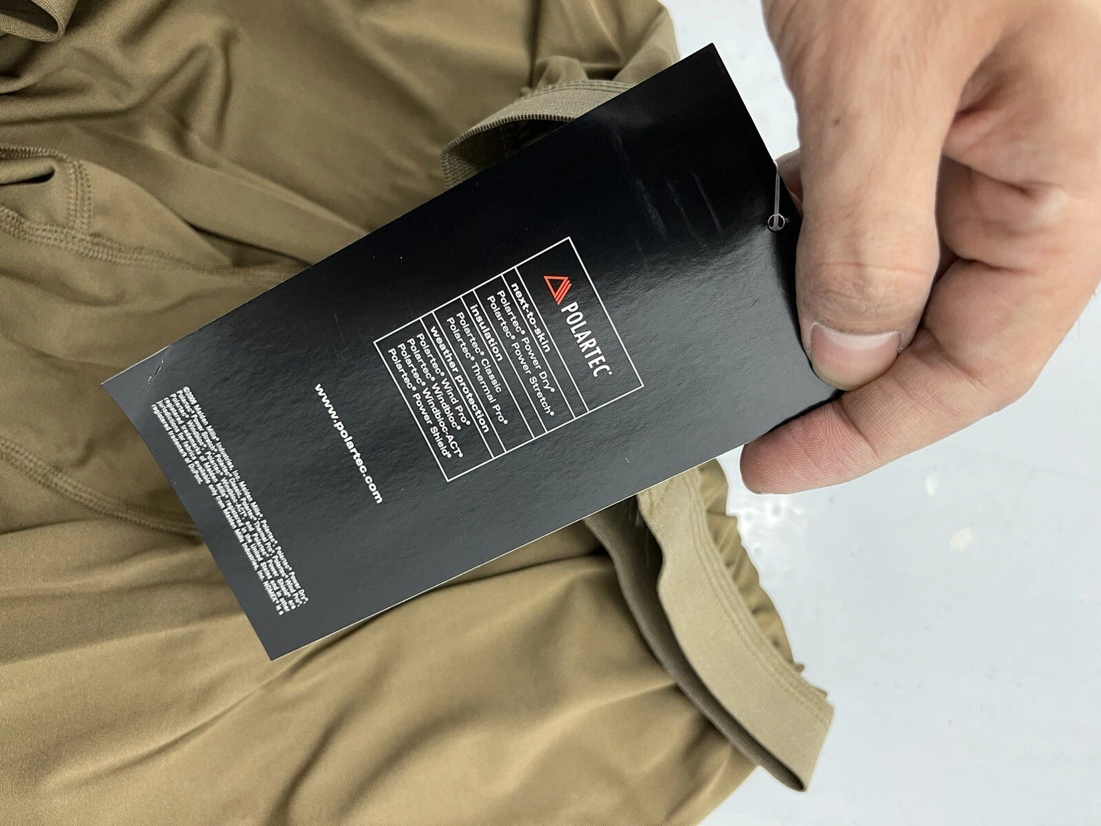USMC Polartec Power Dry Silkweight Underwear Bottom Small Regular, Coyote *NEW* - Image 3