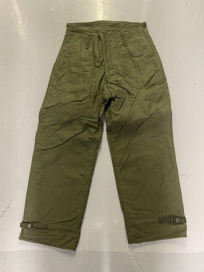 US Navy Nyco OD Cold Weather Permeable Deck Pants  Med. Reg.Alpha Ind .New. - Image 1