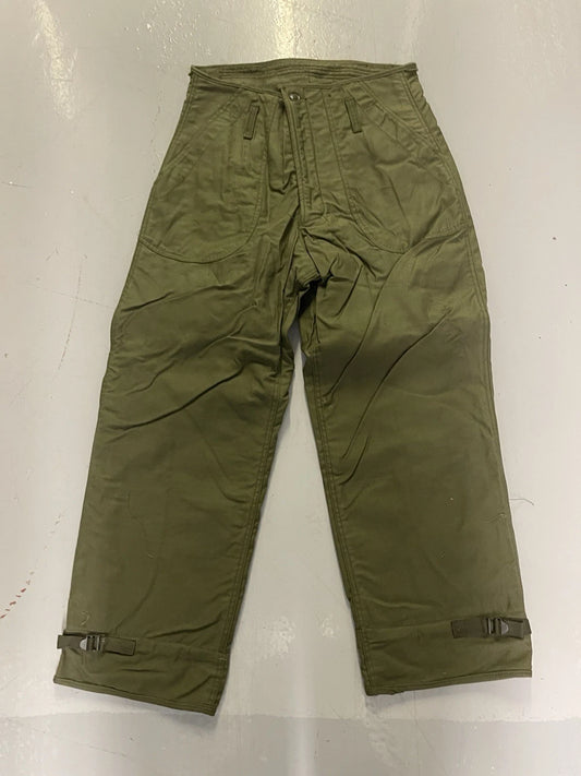 US Navy Nyco OD Cold Weather Permeable Deck Pants  Med. Reg.Alpha Ind .New. - Image 1