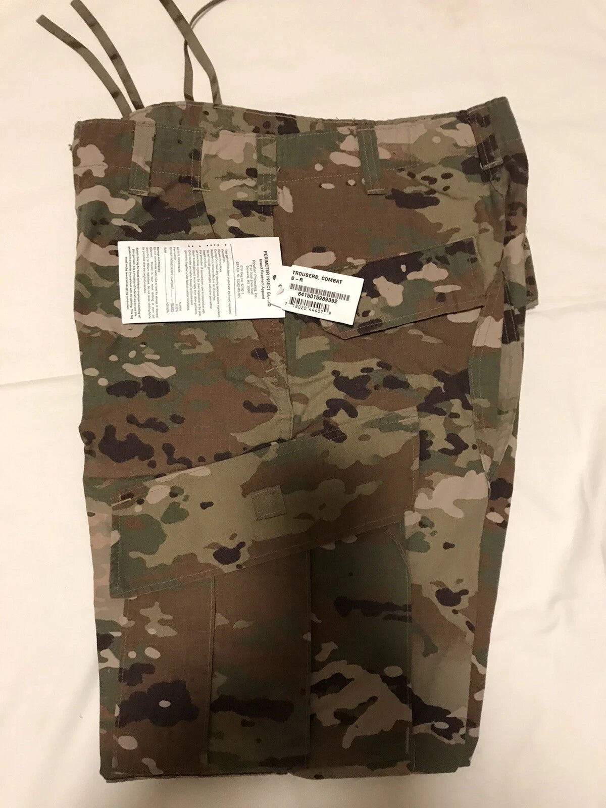 GENUINE US GI MULTICAM FLAME RESISTANT INSECT SHIELD ARMY COMBAT TROUSER SMALL R - Image 5