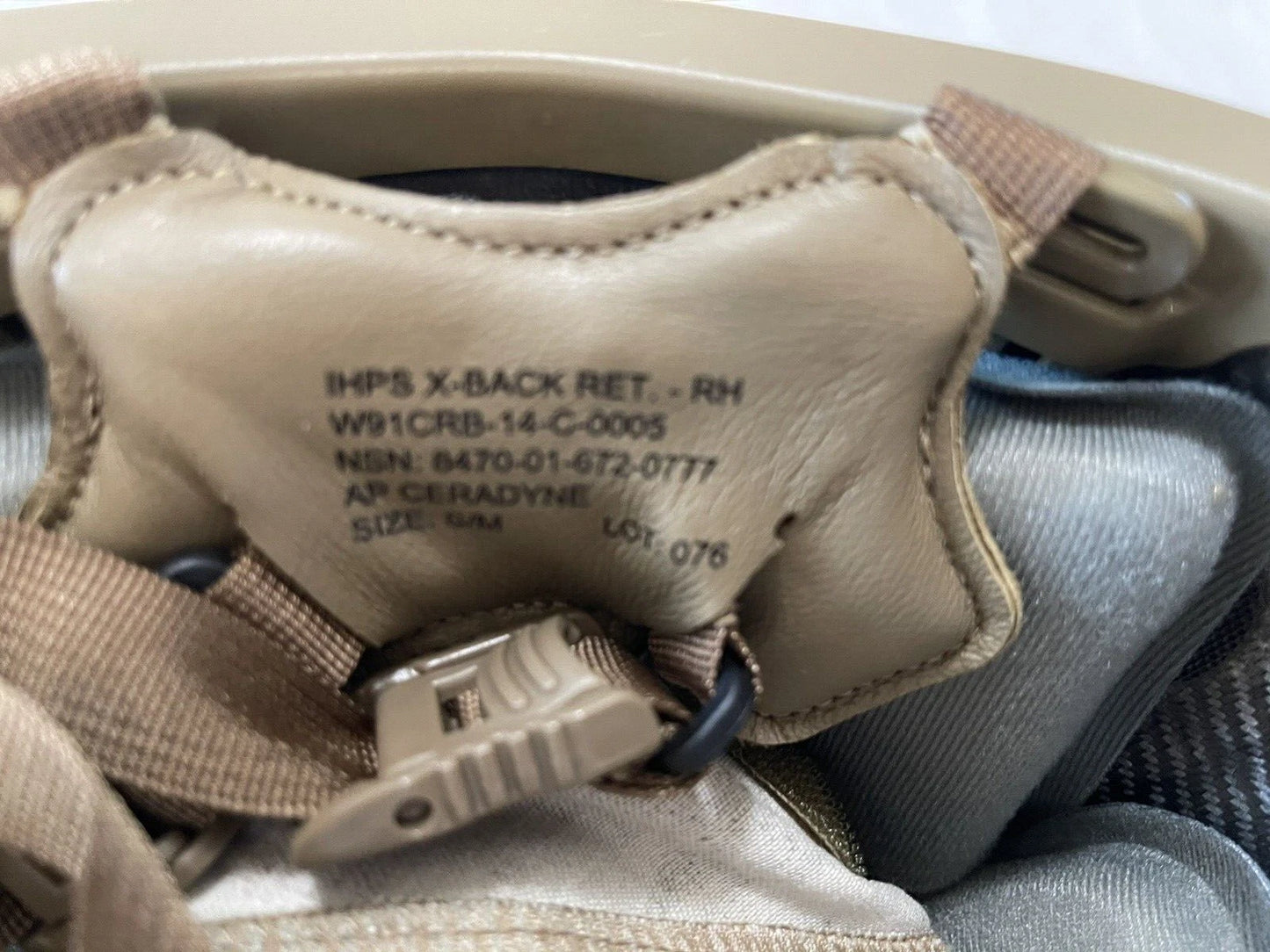 NEW CERADYNE IHPS Ballistic Protection Sys HelmetComplete AVON USMC Made IN USA. - Image 15