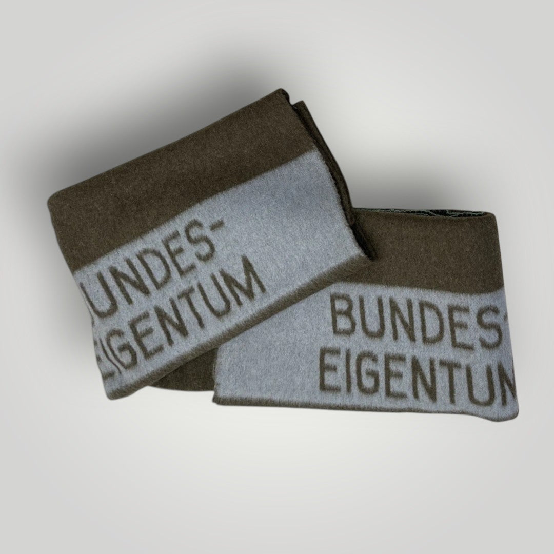 Genuine West German Army “Bundes-Eigentum” Wool Blanket – True